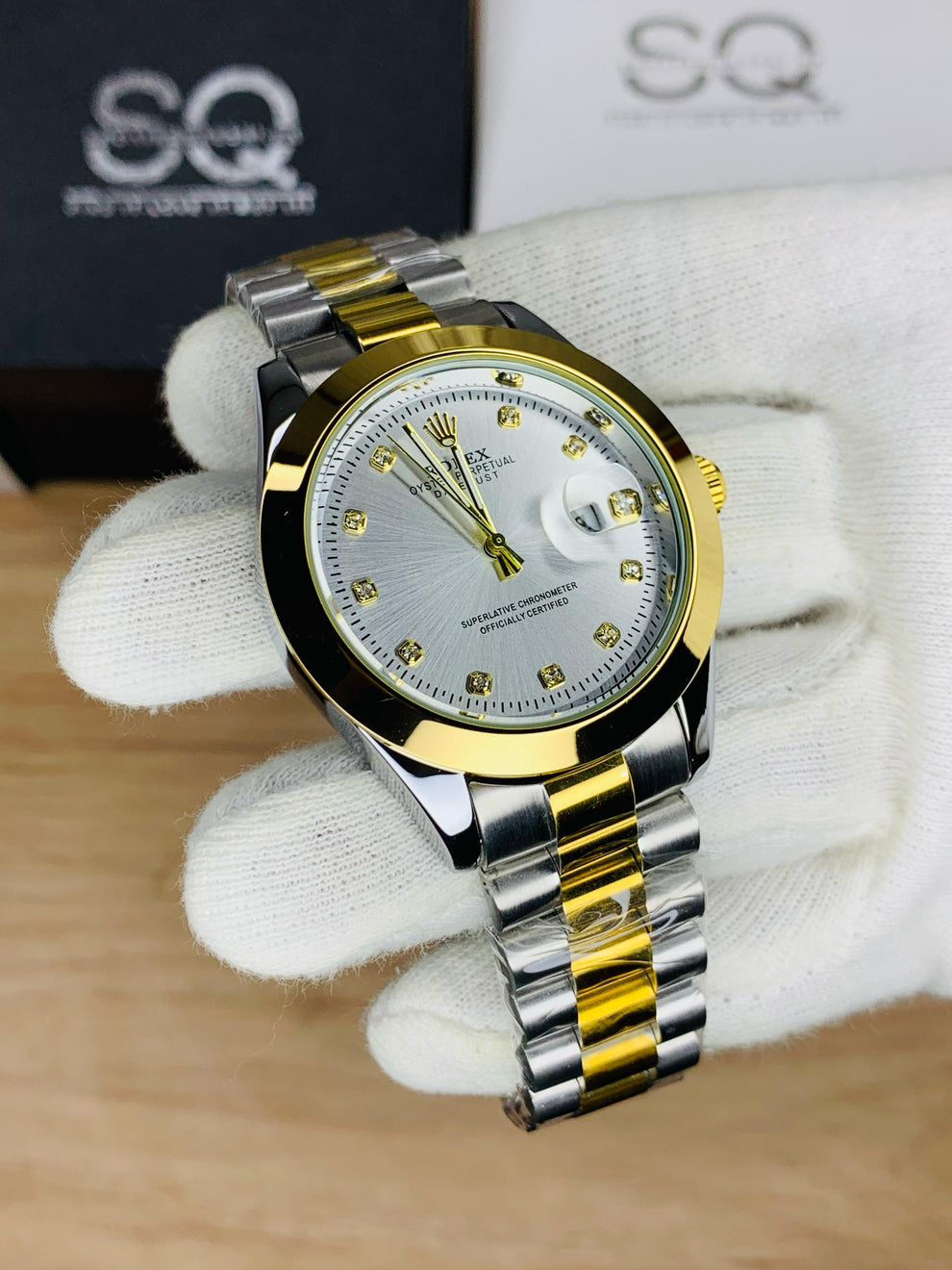 Two Tone Watch Available in Stock
