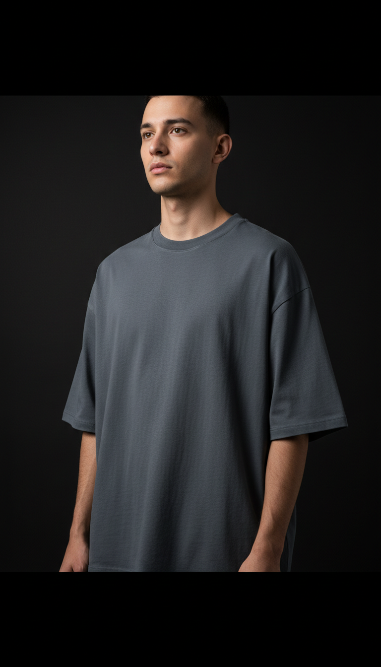 Classic Matte Black Tee — Urban Essential