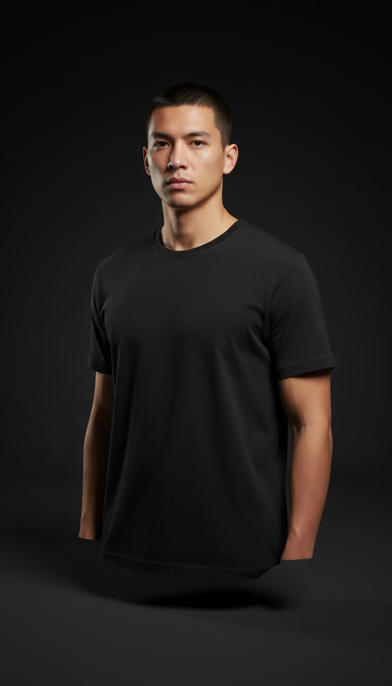 Oversized Cotton Tee — Sculpted Fit